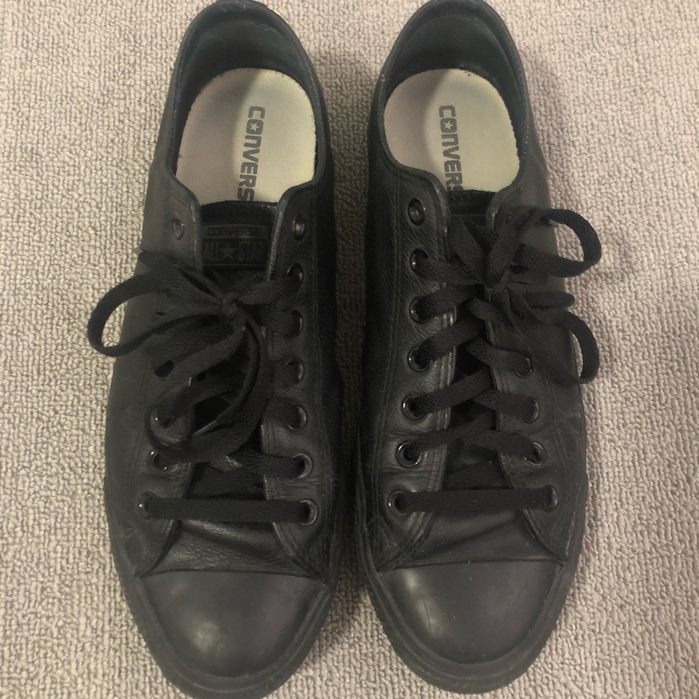 Leather Converse